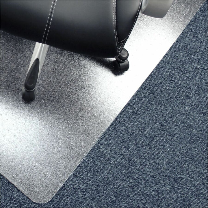 Image of Floortex® Cleartex Advantagemat Phthalate Free PVC Chair Mat for Low Pile Carpets, 45" w x 53" l, Clear
