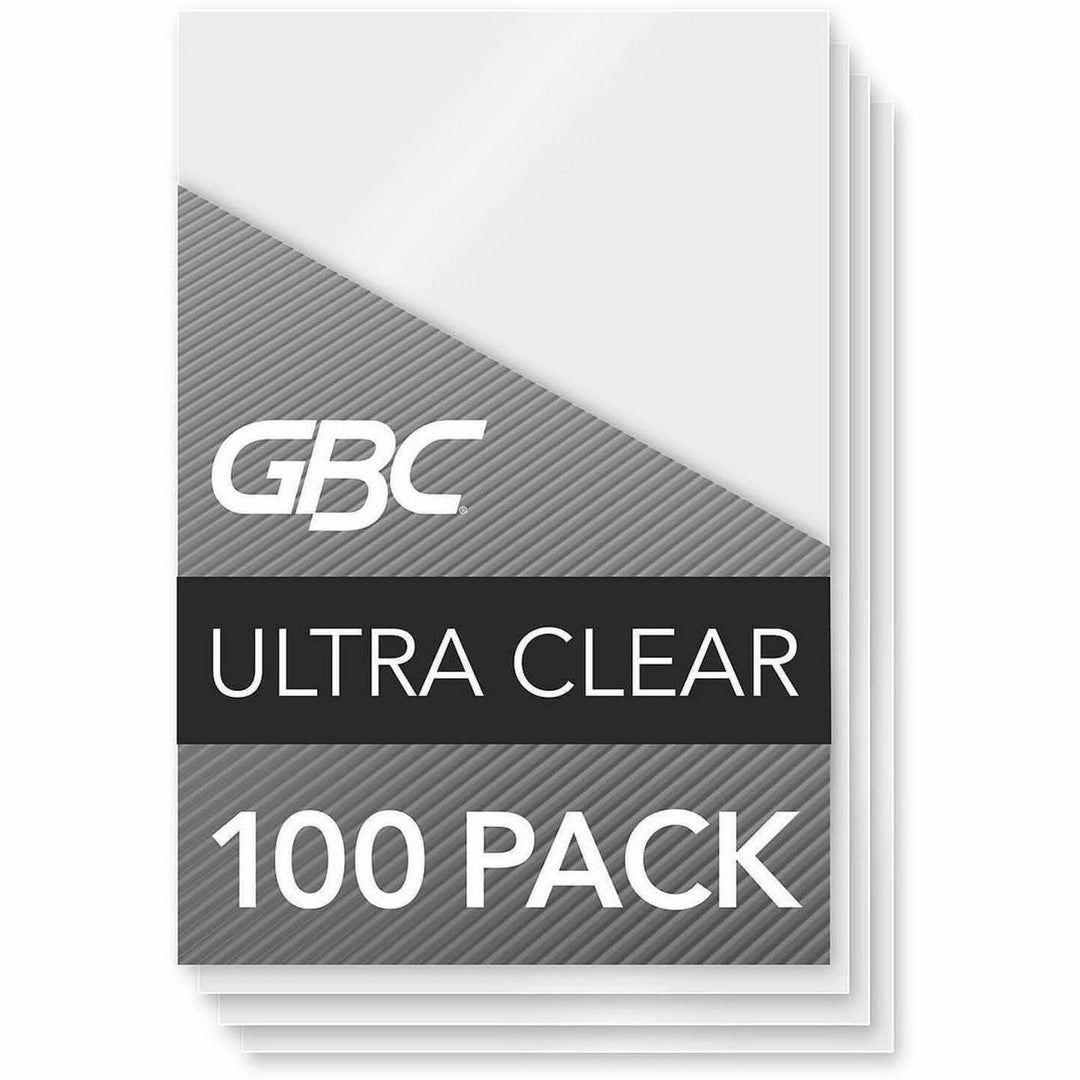 Image of GBC® Ultraclear Thermal Laminating Pouches, 7 Mil, 2.56" X 3.75", Gloss Clear, 100/box