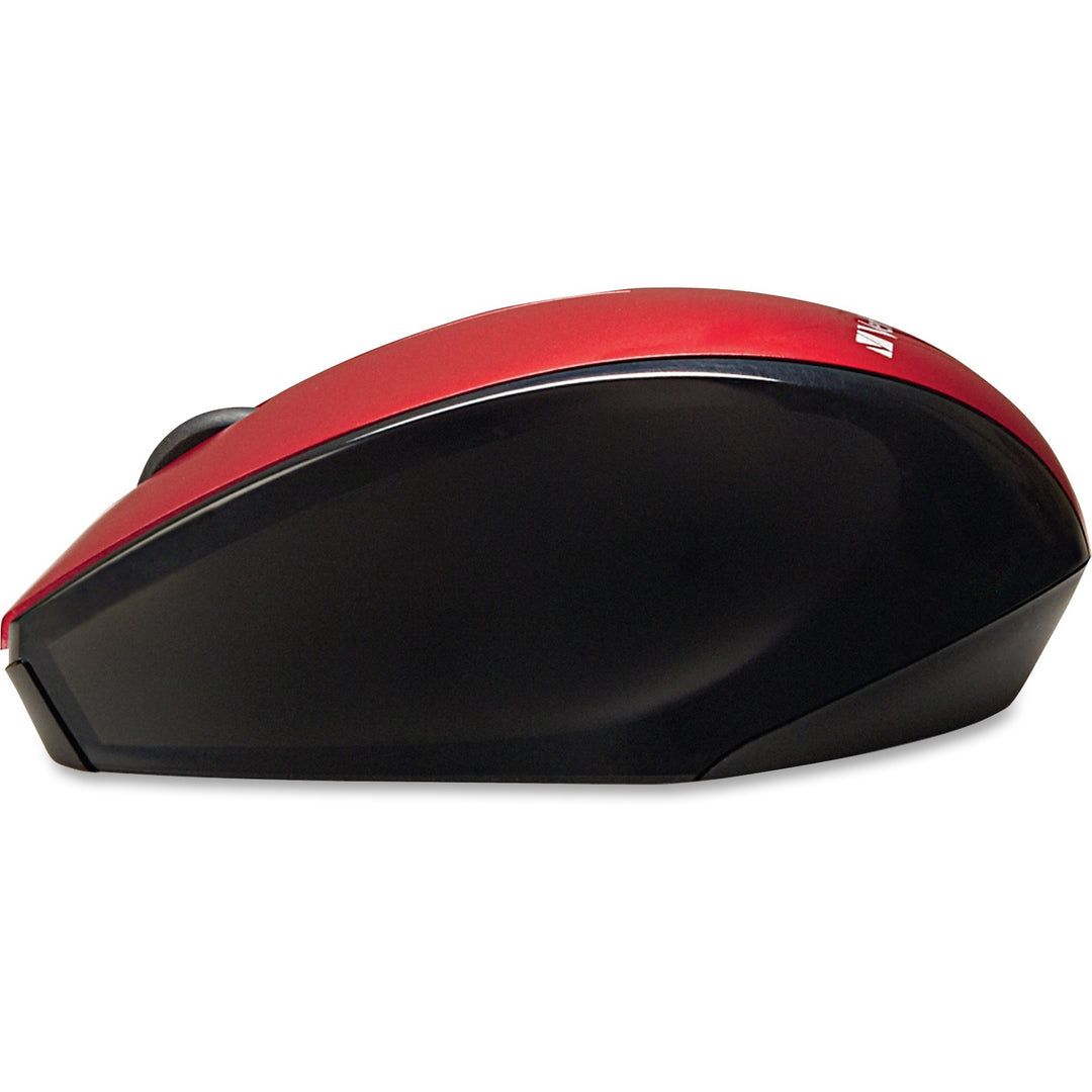 Image of Verbatim® Wireless Mouse, Blue LED, Easy Grip, 3-7/8"x2-1/2"x1-1/2",RD