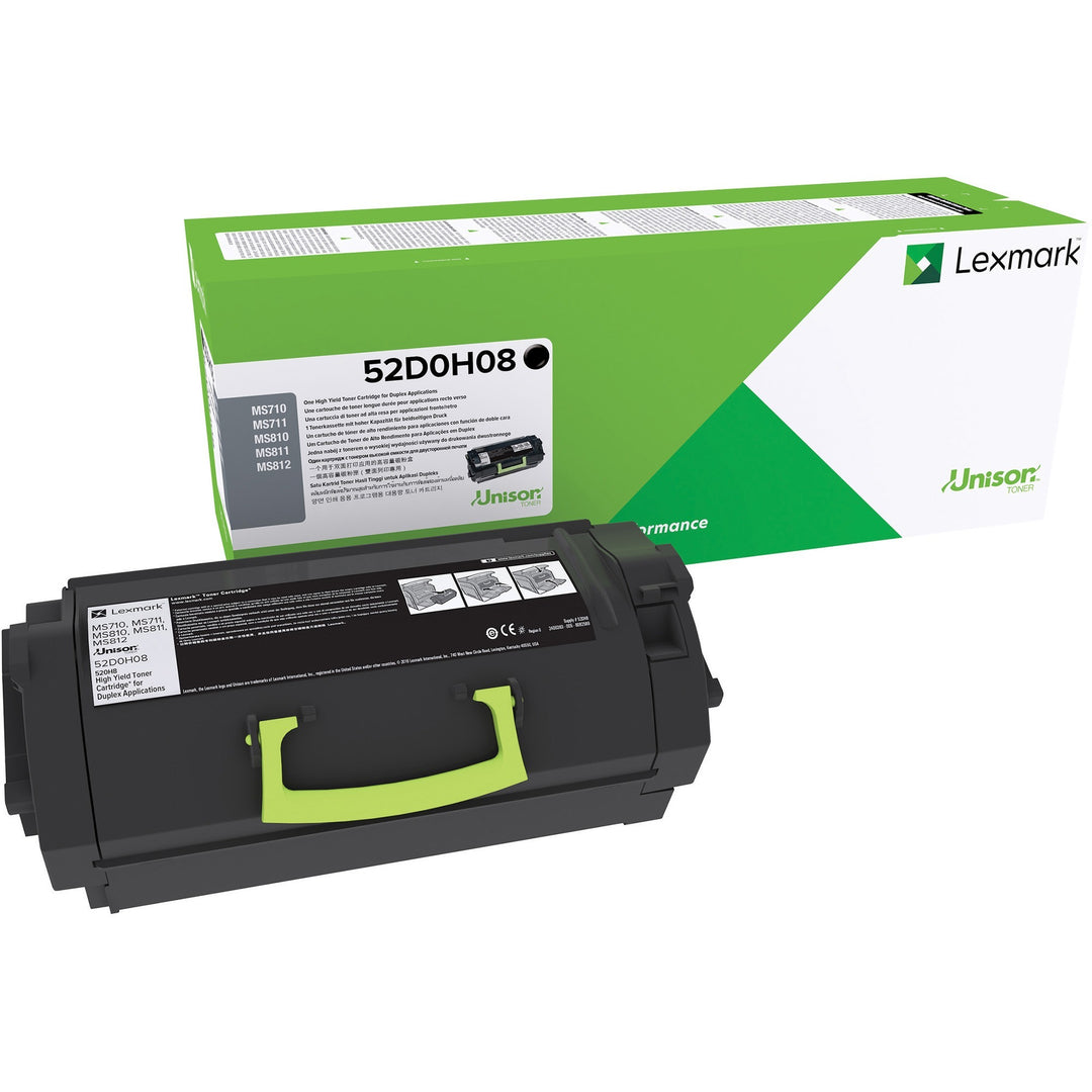 Image of Lexmark 52D0H08 MS710/MS711 Unison Contract Cartridge for Duplex Label Applications, 25000 Pages, 1 Each