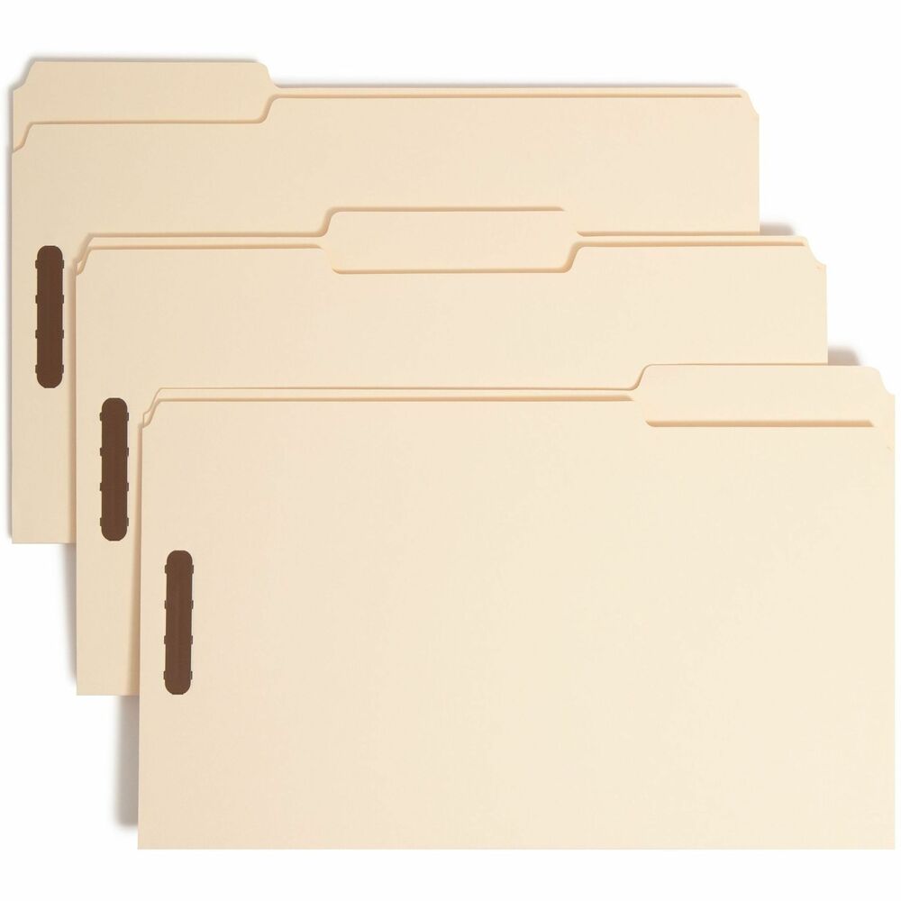 Image of Smead Fastener Folder, Lgl, 1/3Cut, 3/4" Exp, 18pt, 50/BX, MLA