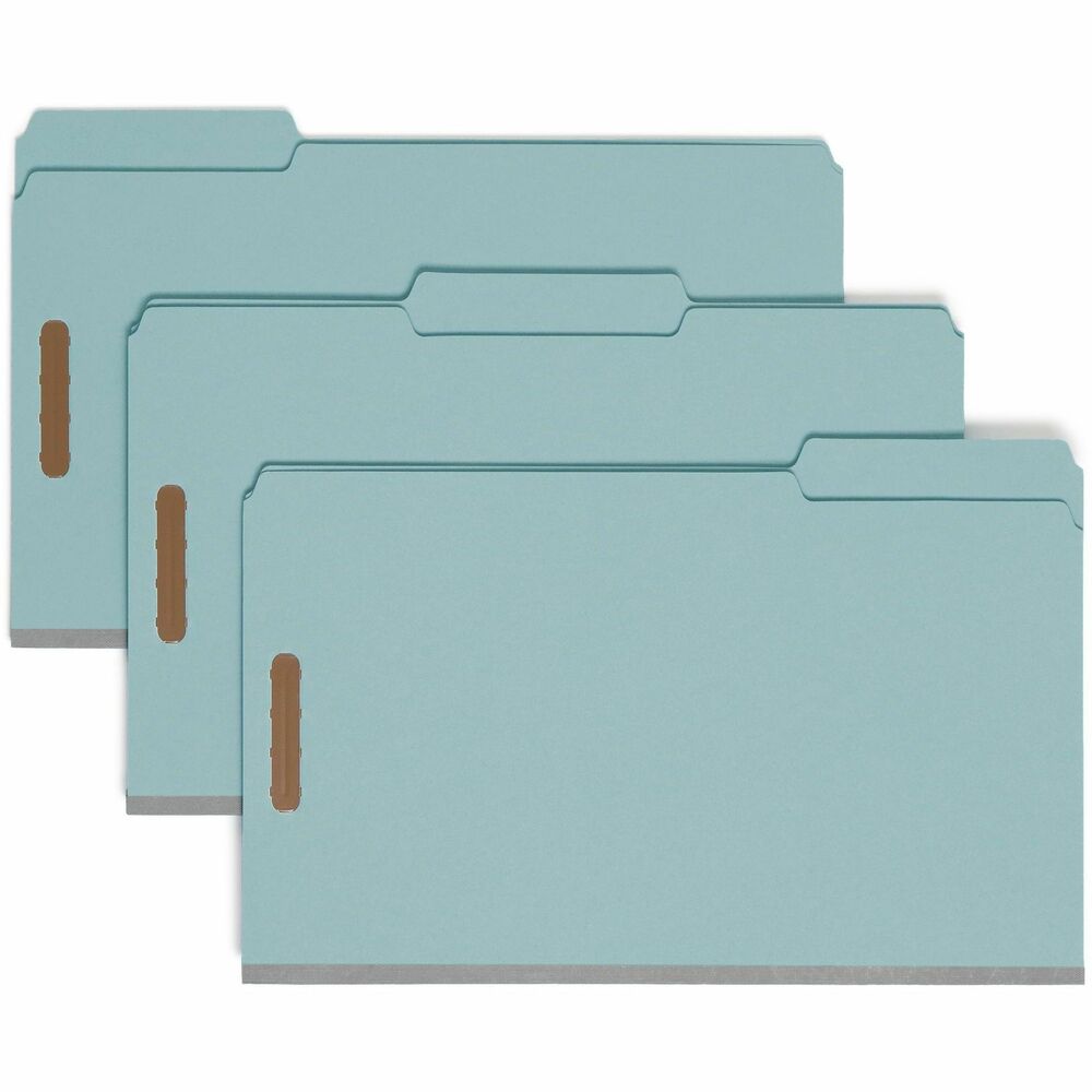 Image of Smead Fastener Folder, 2" Exp, 1/3-cut Tab, Legal, 25/BX, BE