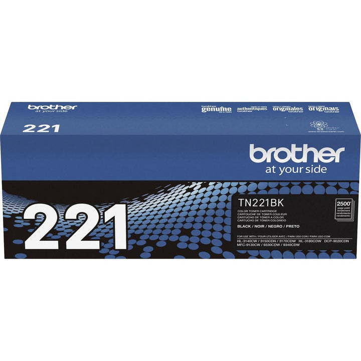 Image of Brother TN221BK TN221/225 Toner Cartridges, 2500 Pages, 1 Each