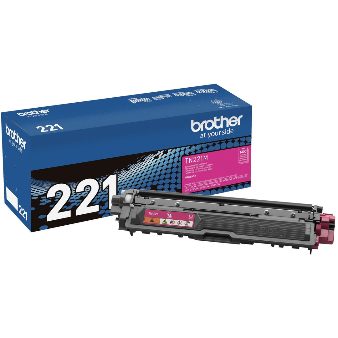 Image of Brother TN221M TN221/225 Toner Cartridges, 1400 Pages, 1 Each
