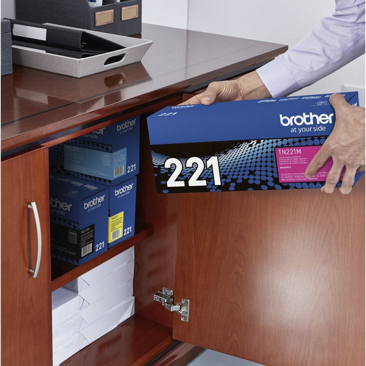 Image of Brother TN221M TN221/225 Toner Cartridges, 1400 Pages, 1 Each