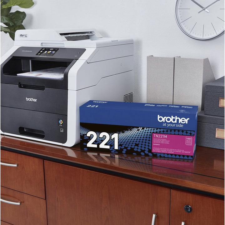 Image of Brother TN221M TN221/225 Toner Cartridges, 1400 Pages, 1 Each