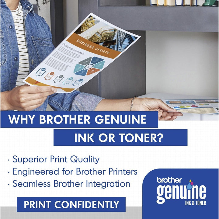 Image of Brother TN221Y TN221/225 Toner Cartridges, 1400 Pages, 1 Each