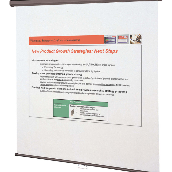 Image of Quartet® Wall Or Ceiling Projection Screen, 84 X 84, White Matte Finish