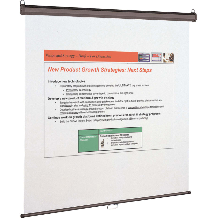 Image of Quartet® Wall Or Ceiling Projection Screen, 84 X 84, White Matte Finish