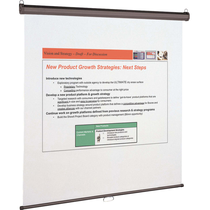 Image of Quartet® Wall Or Ceiling Projection Screen, 84 X 84, White Matte Finish
