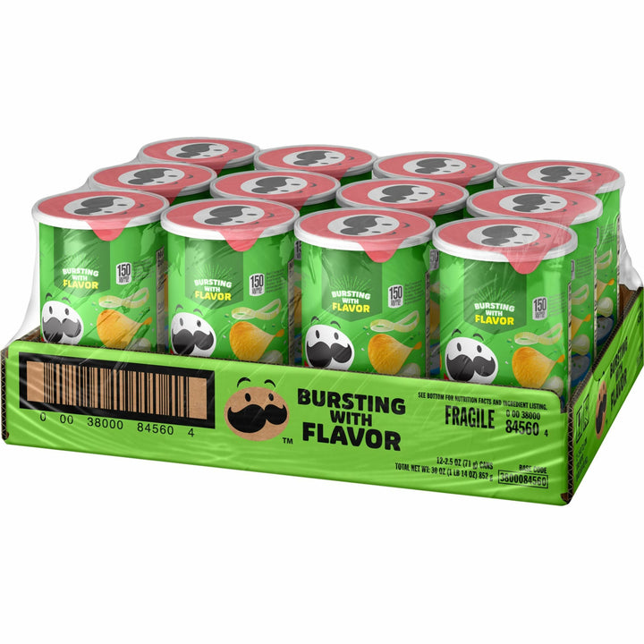 Image of Keebler® Pringles Potato Crisps, 2.5oz., 12/CT, Sour Cream/Onion
