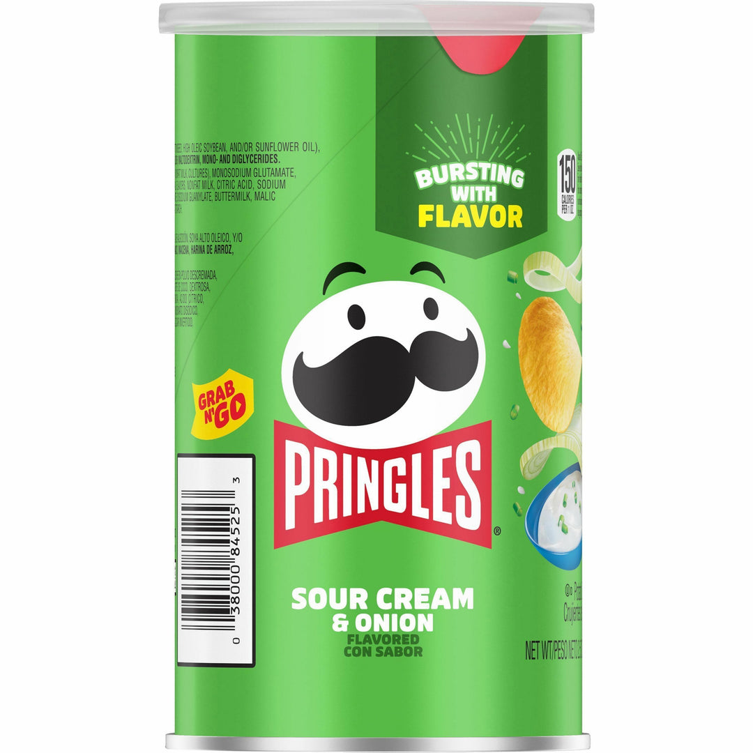 Image of Keebler® Pringles Potato Crisps, 2.5oz., 12/CT, Sour Cream/Onion