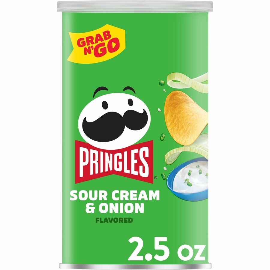 Image of Keebler® Pringles Potato Crisps, 2.5oz., 12/CT, Sour Cream/Onion