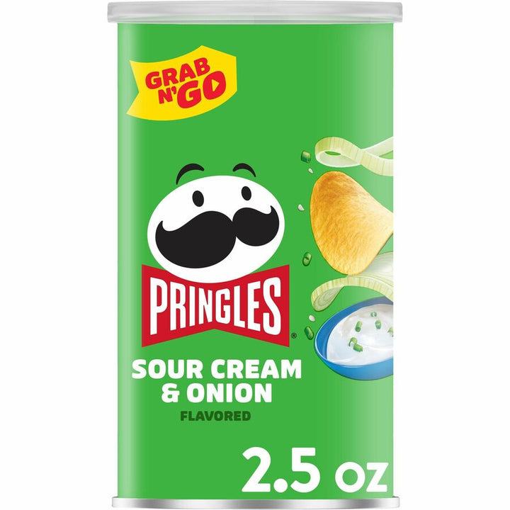 Image of Keebler® Pringles Potato Crisps, 2.5oz., 12/CT, Sour Cream/Onion