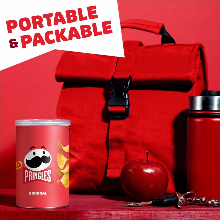 Image of Keebler® Pringles, Cheddar cheese, Grab/Go Can, 2.36oz, 12/CT