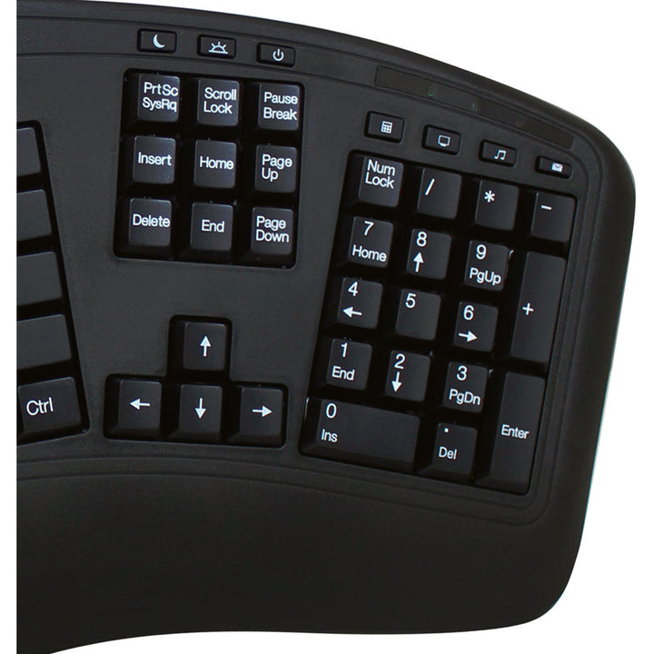 Image of Adesso Tru-Form WKB-1500GB Wireless Ergonomic Keyboard and Laser Mouse