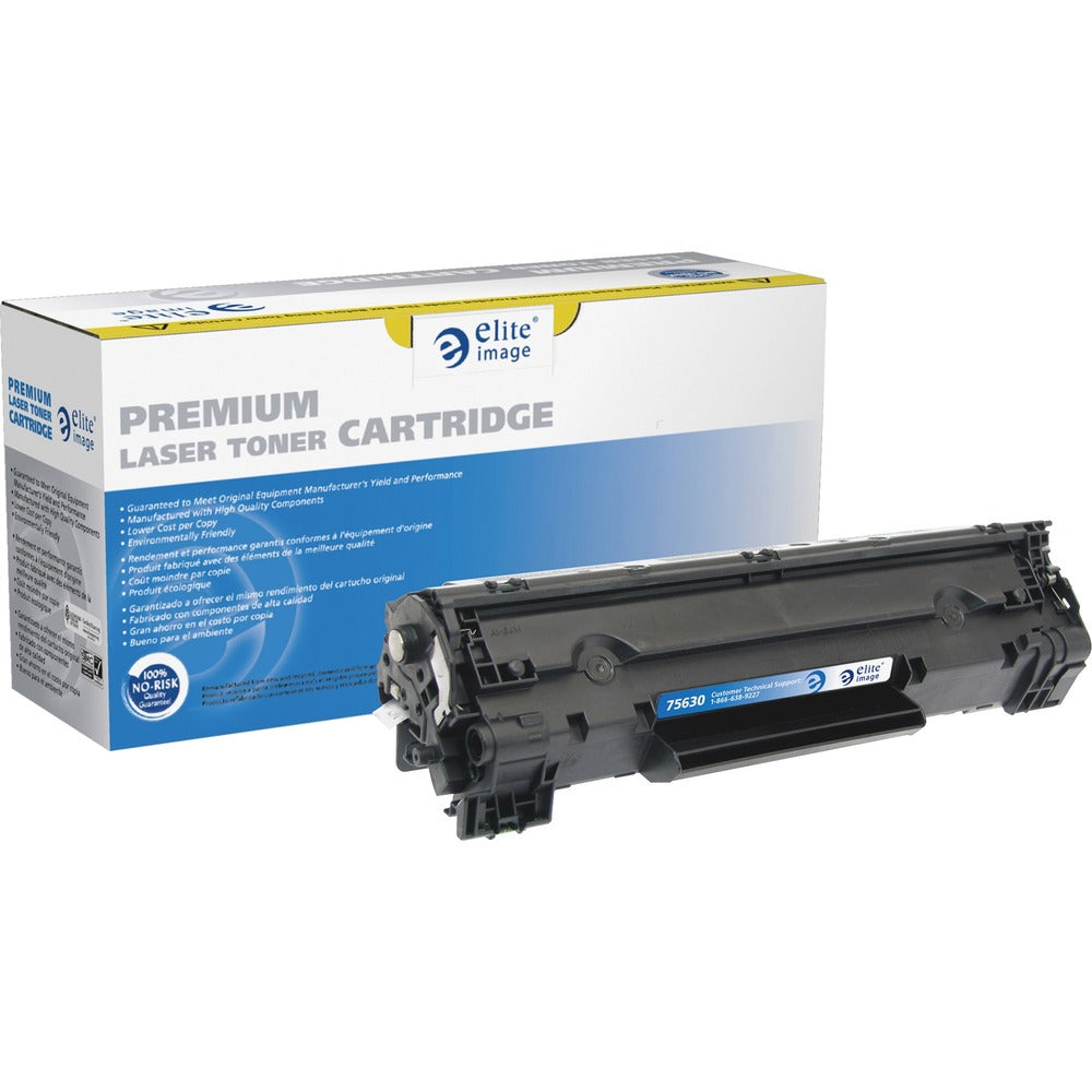 Image of Elite Image Toner Cartridge, HP 85A, 2300 Page Yield, Black