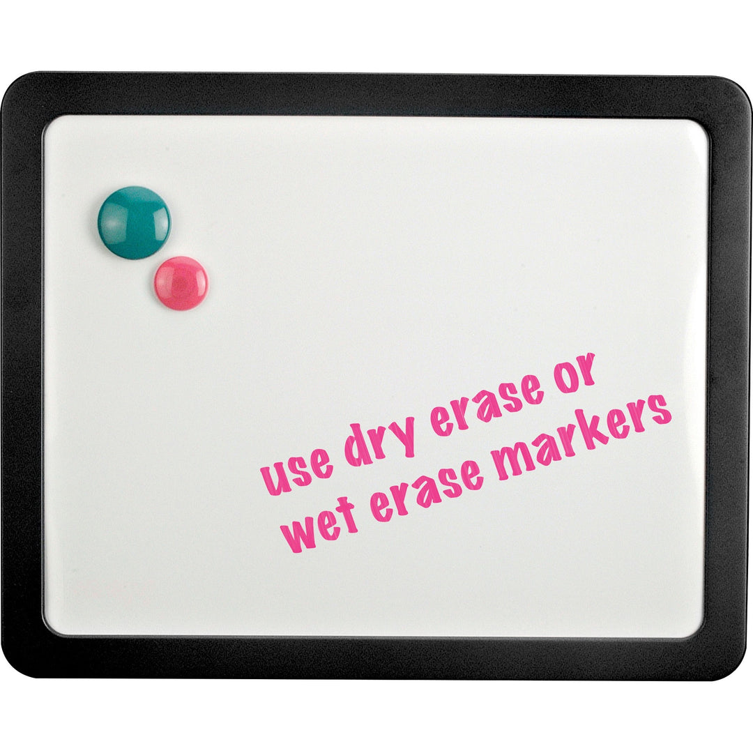 Image of Lorell Magnetic Dry-Erase Board, 1"x15-7/8"x12-7/8", Black