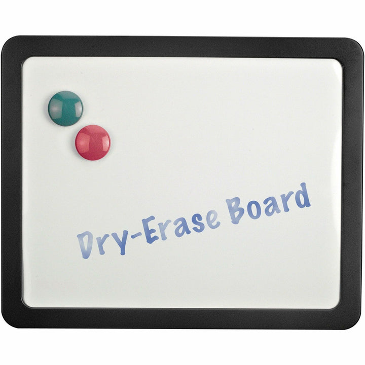 Image of Lorell Magnetic Dry-Erase Board, 1"x15-7/8"x12-7/8", Black