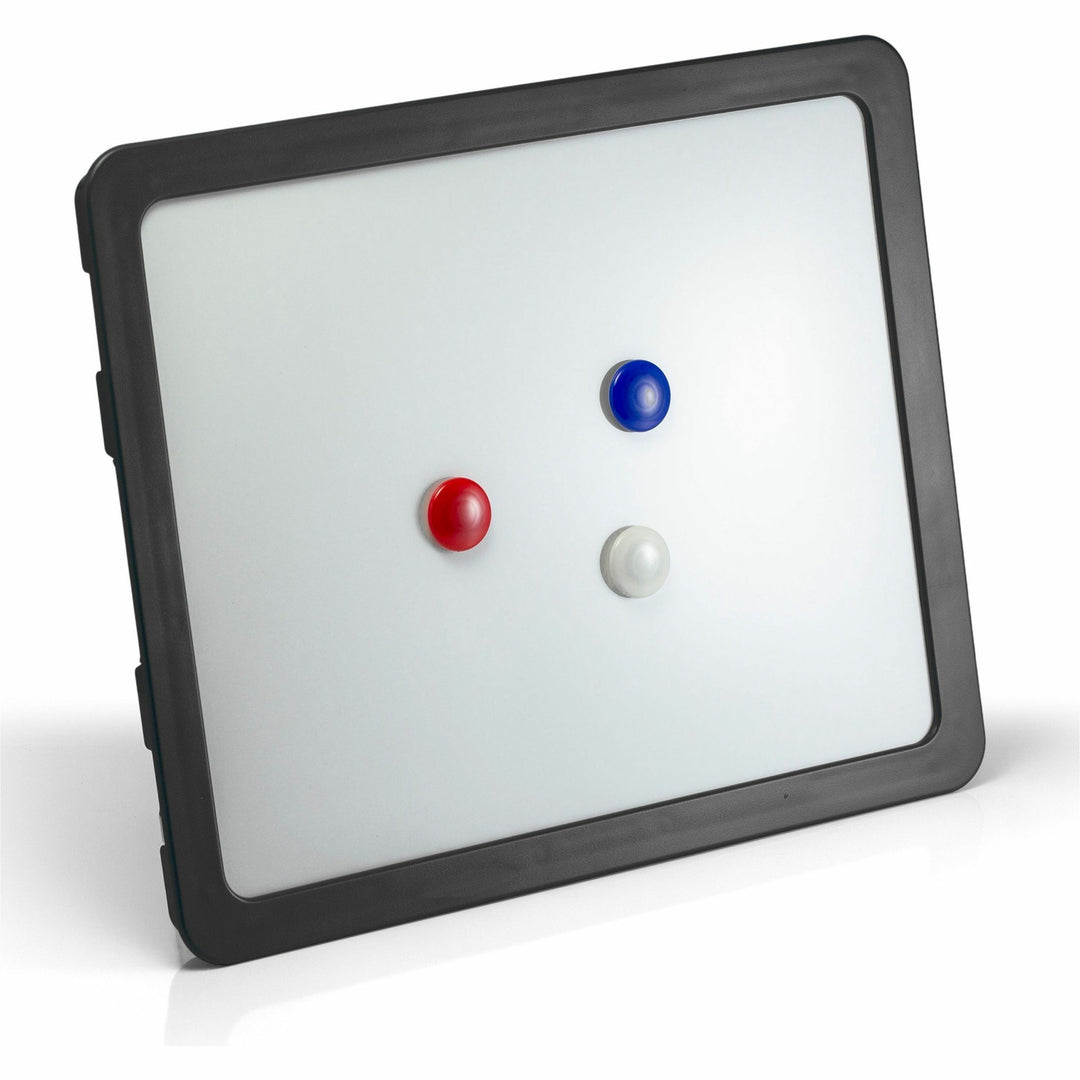 Image of Lorell Magnetic Dry-Erase Board, 1"x15-7/8"x12-7/8", Black