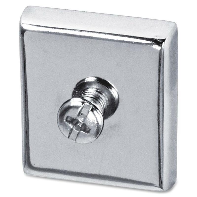 Image of Lorell Cubicle Magnets, Large, 2/PK, Aluminum
