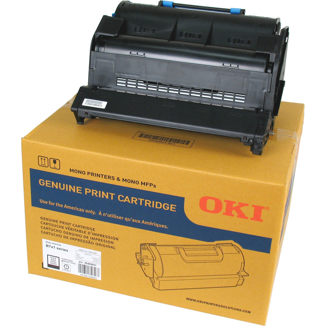 Image of Oki® Toner Cartridge, 18,000 Page Yield, Black