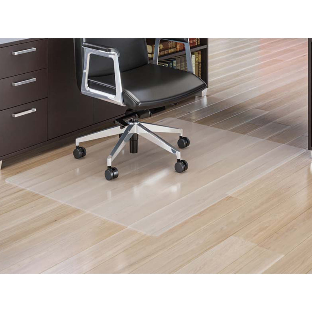 Image of Lorell Oversized Chairmat, f/Hard Floors, Rectangle, 60"x79", CL