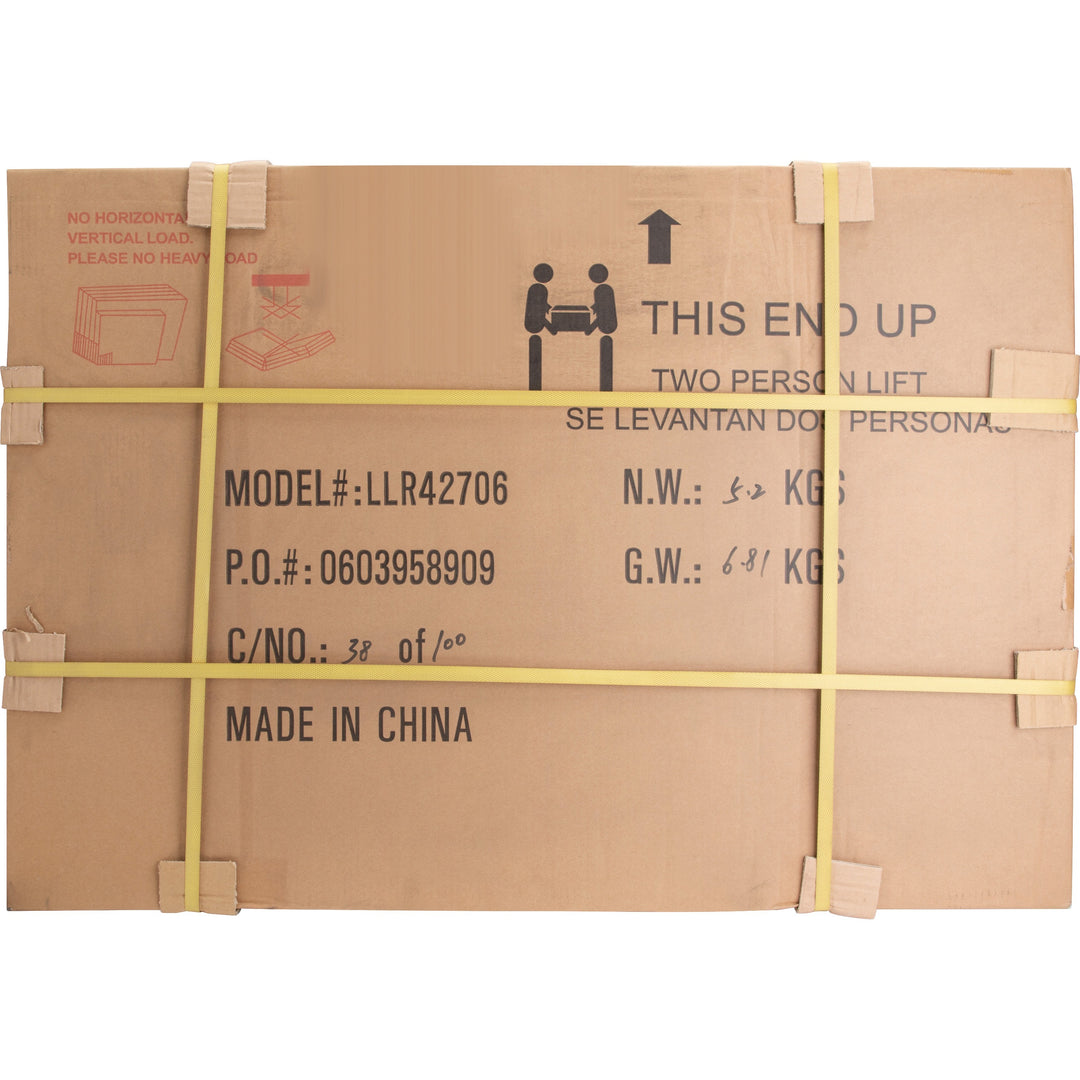 Image of Lorell Enclosed Bulletin Board, Cork,24"x36",Natural/ AM Frame