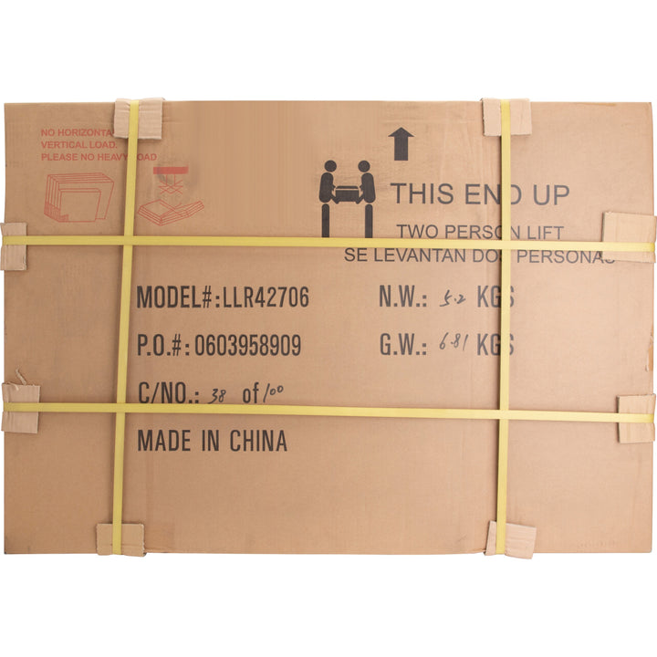 Image of Lorell Enclosed Bulletin Board, Cork,24"x36",Natural/ AM Frame