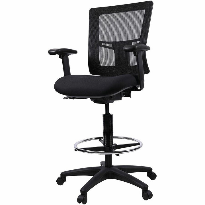 Image of Lorell Drafting Stool, 27"x25"x48", Black