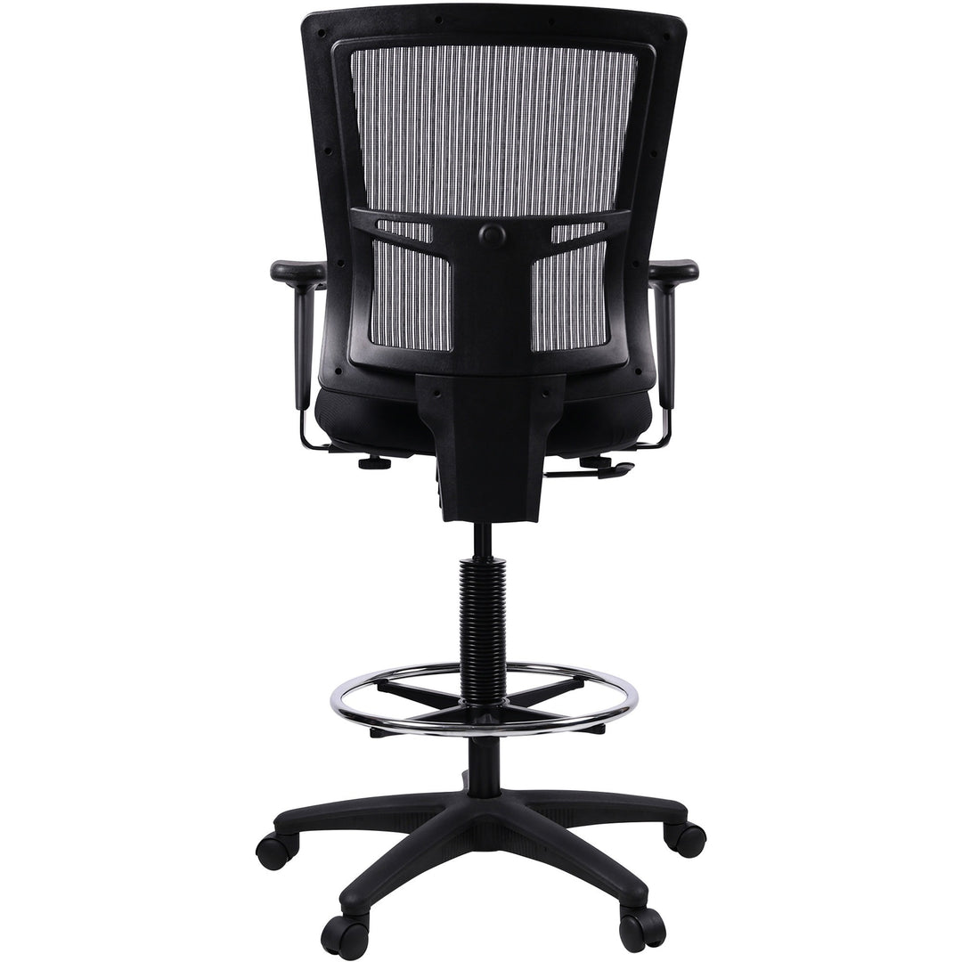Image of Lorell Drafting Stool, 27"x25"x48", Black