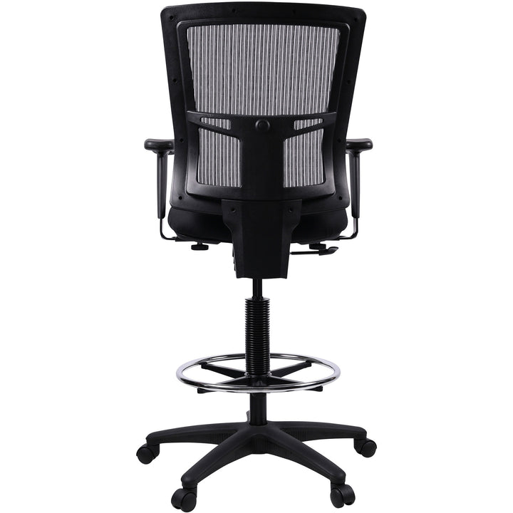 Image of Lorell Drafting Stool, 27"x25"x48", Black