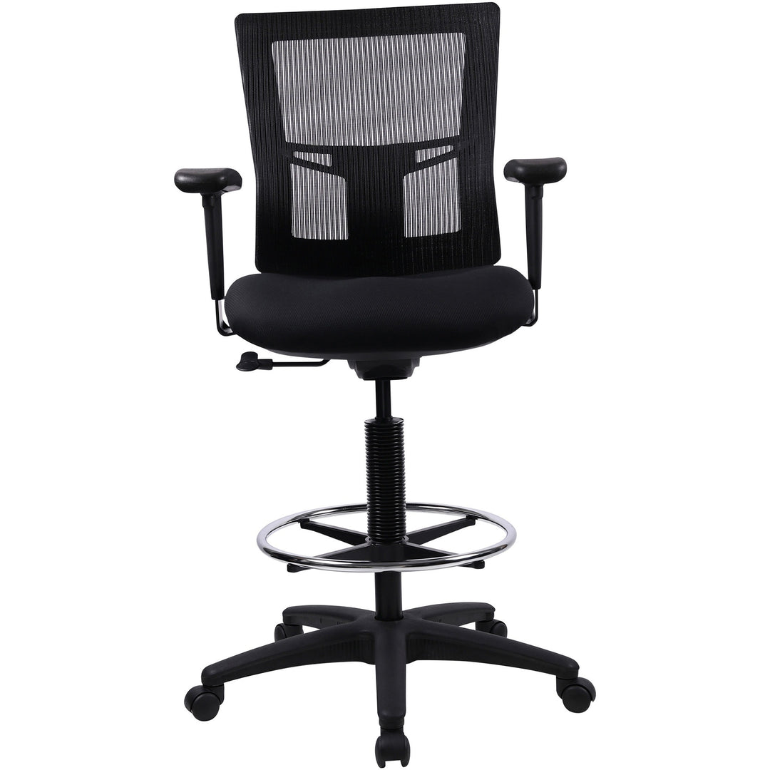 Image of Lorell Drafting Stool, 27"x25"x48", Black