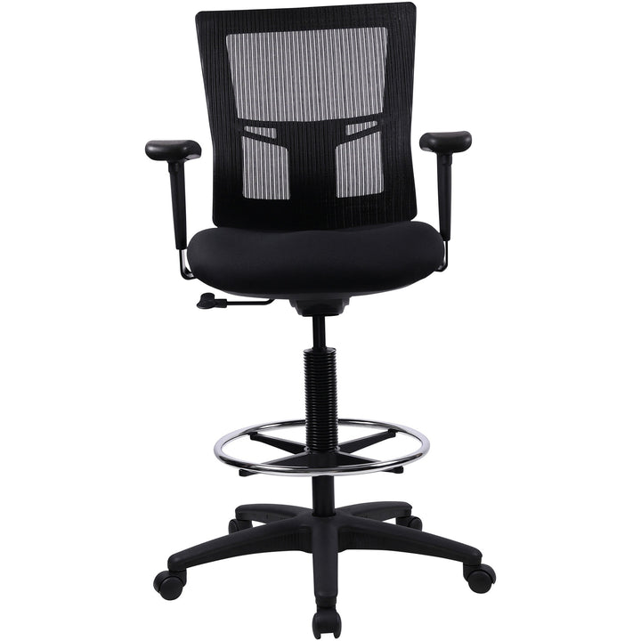 Image of Lorell Drafting Stool, 27"x25"x48", Black