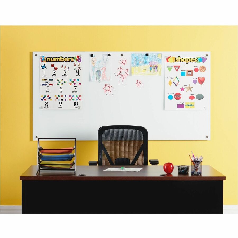 Image of Lorell Dry-Erase Board, Glass, 72"x36", Frost