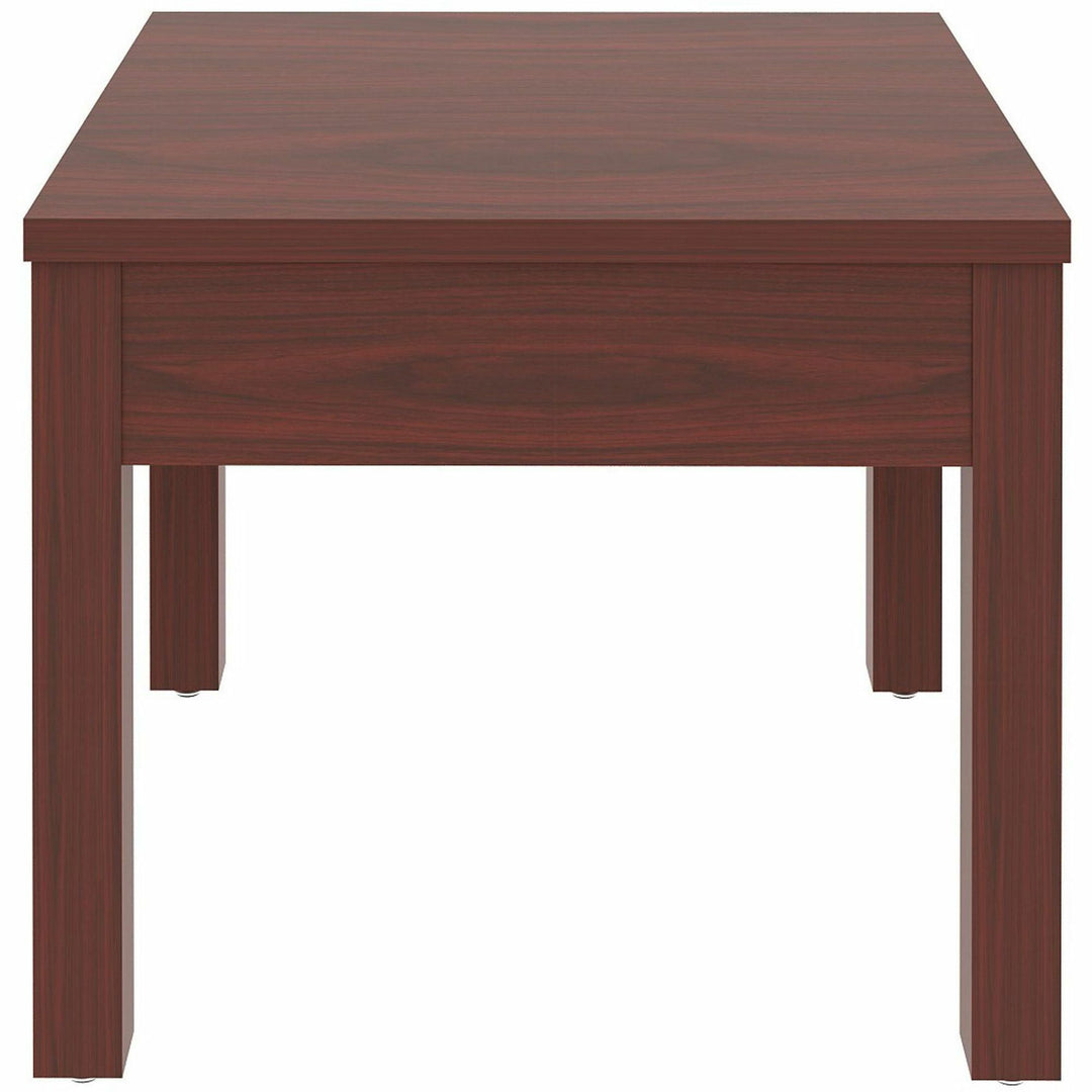 Image of Lorell Corner Table, 24"x24"x20", Mahogany