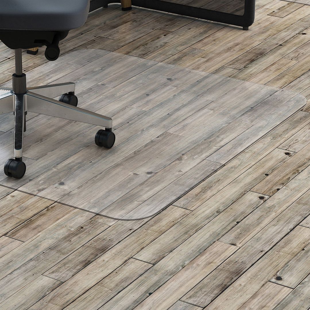 Image of Lorell Hard Floor Chairmat,Rectangular,2/15" Thick,46"x60",Clear