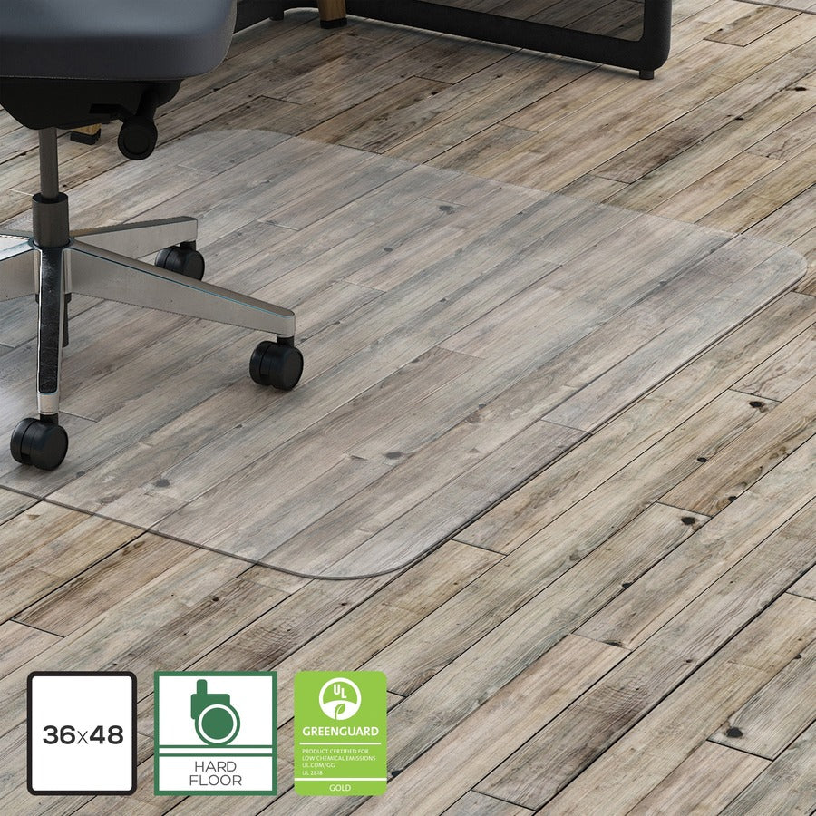 Image of Lorell Hard Floor Chairmat,Rectangular,2/15" Thick,46"x60",Clear