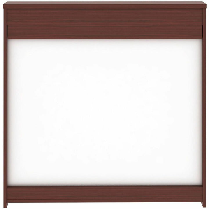 Image of Lorell 69865 Dry-erase Whiteboard Presentation Cabinet, Hinged Door, 47.3" H x 47.3" W x 4.8" Depth, 1 Each