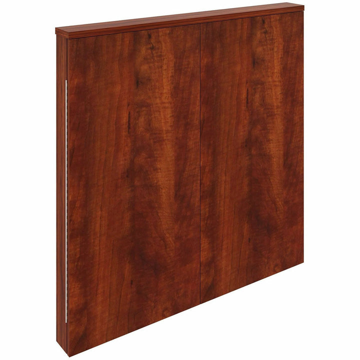 Image of Lorell Presentation Cabinet, 47-1/4"x4-3/4"x47-1/4", Cherry