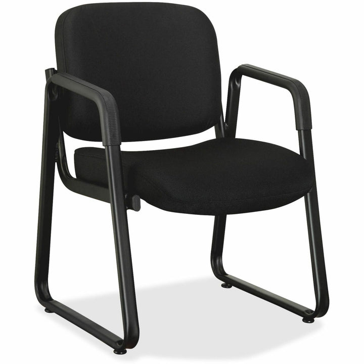 Image of Lorell Guest Chair, Fabric, 24-3/4"x26"x33-1/2", Black