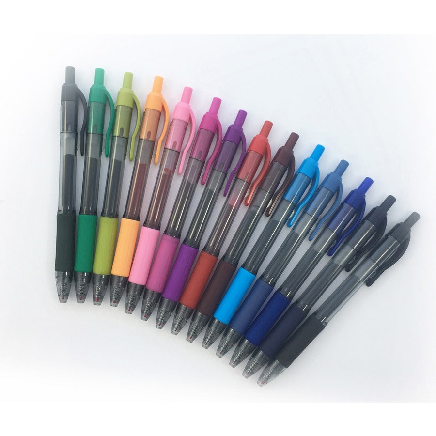 Image of Zebra 46824 SARASA dry X20 Retractable Gel Pen, 0.7 mm Medium Pen Point, Retractable, Blue Ink, Gel-based, Plastic Barrel, 14 / Pack