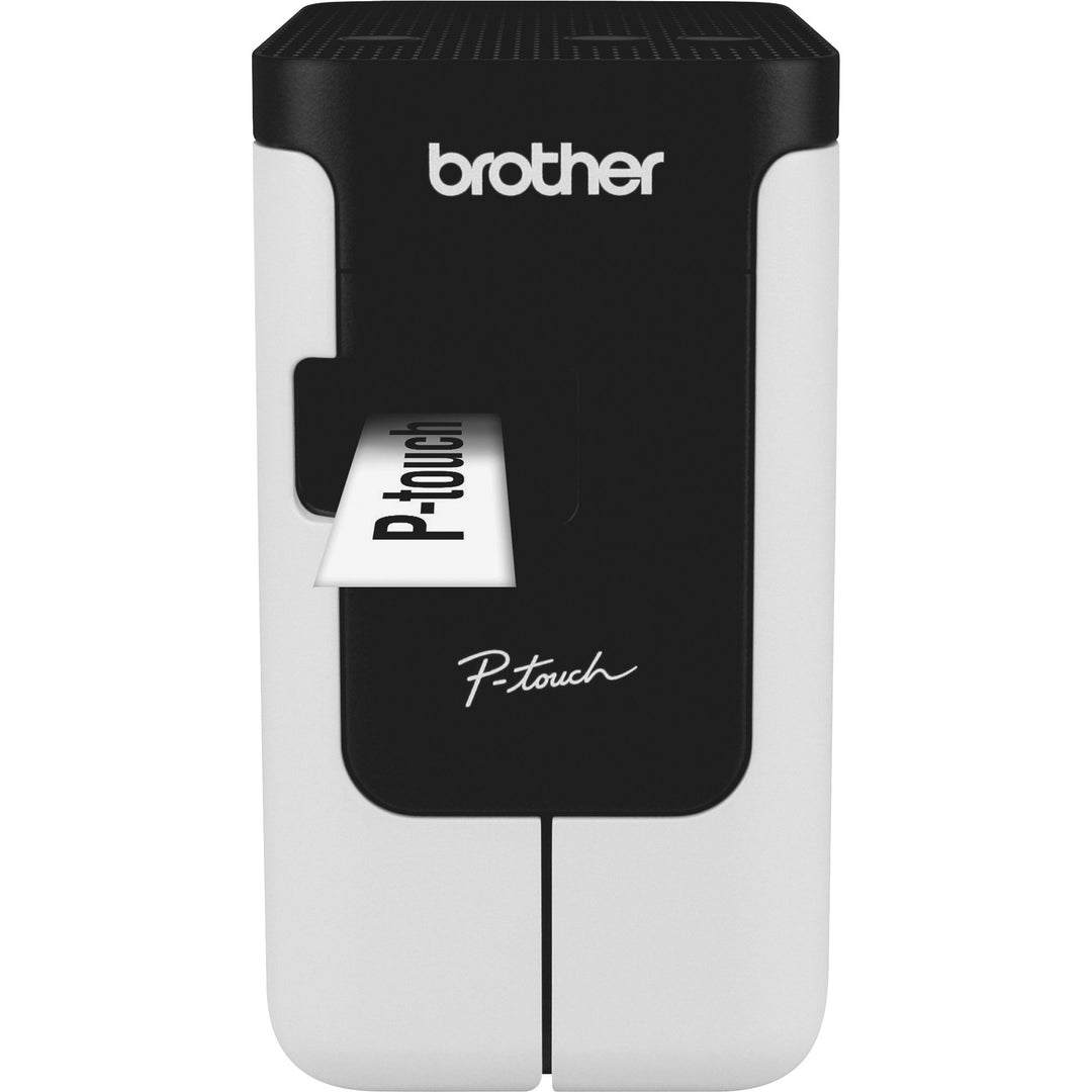 Image of Brother Label Maker, PC/Mac, 3-1/5"x6"x5-3/5", Black/White
