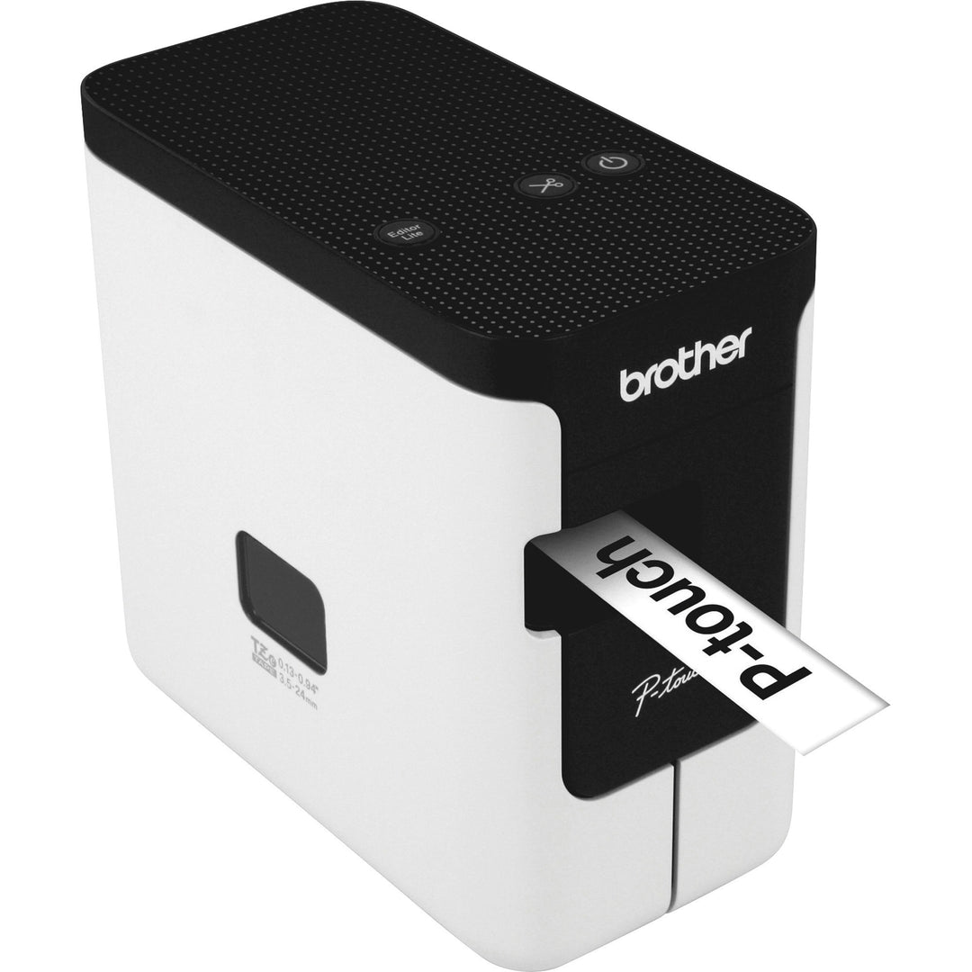 Image of P-touch PT-P700 PC-Connectable Label Maker, Tape, Label, Black, PC, ABCD Keyboard, Print Preview, Repeat Printing, 1 Each