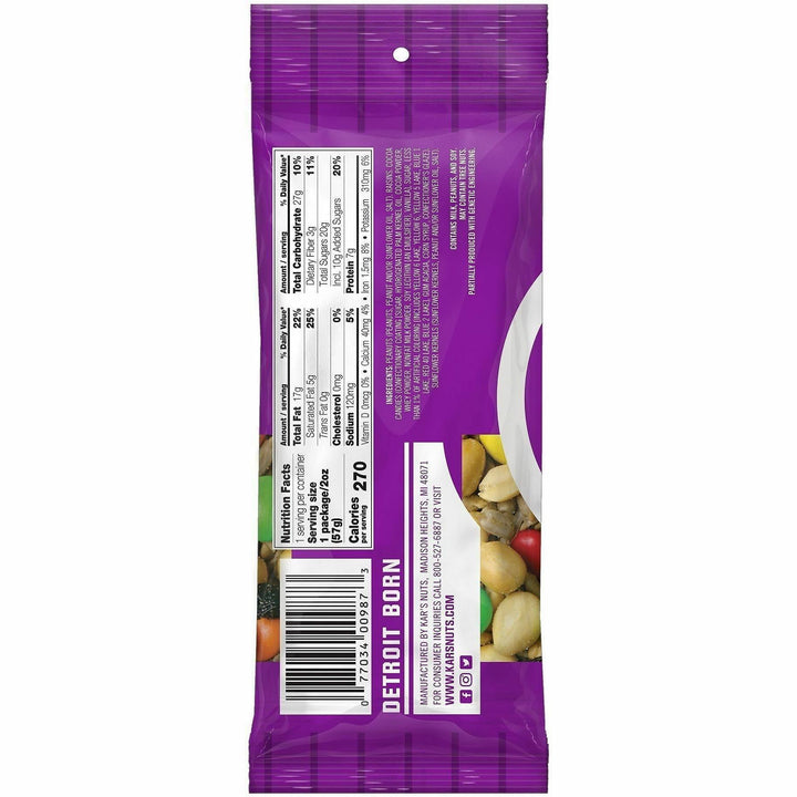 Image of Kar's SN08387 Sweet 'N Salty Mix, Sweet and Salty, Mixed Nut, 1 Serving Bag, 2 oz, 24 / Box