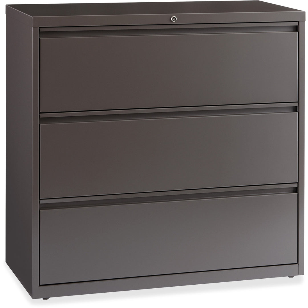 Image of Lorell Lateral File, 3-Drawer, 42"x18-5/8",40-1/4", Medium Tone