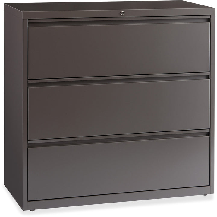 Image of Lorell Lateral File, 3-Drawer, 42"x18-5/8",40-1/4", Medium Tone