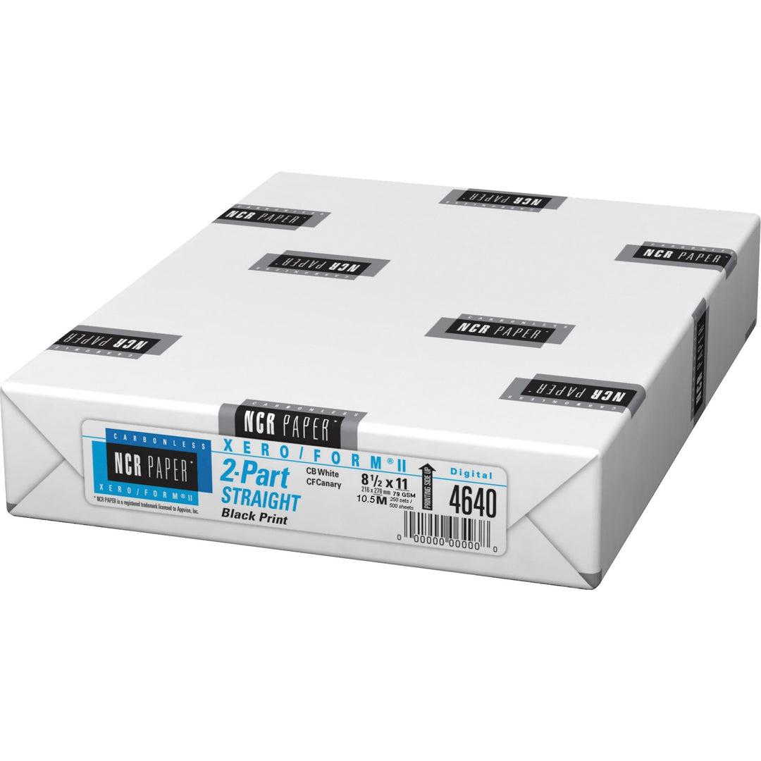 Image of NCR Carbonless Paper,2-Part Str,250 Sets/PK,8-1/2"x11",WE/CA