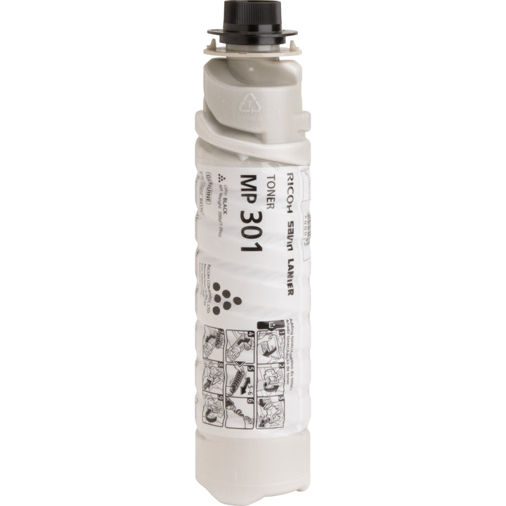 Image of Ricoh® Toner Cartridge, f/ MP301SPF, 8000 Page Yield, BK
