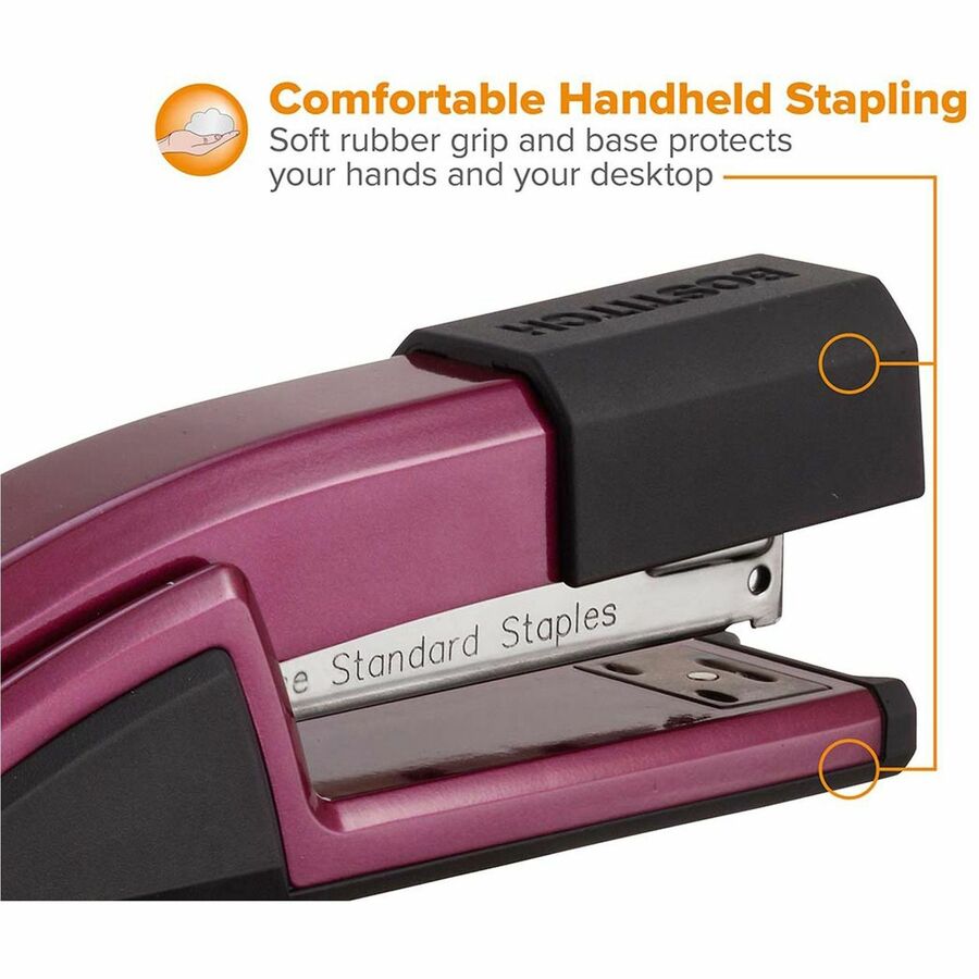 Image of Bostitch® Epic Stapler, 25-Sheet Capacity, Magenta